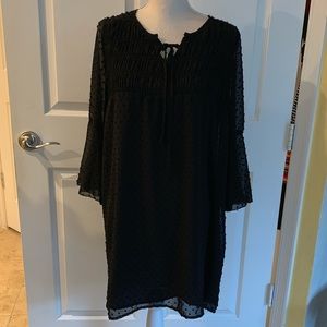 Black Chiffon Dress